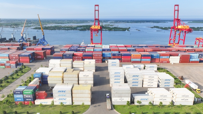 The cold storage system at Chu Lai Port covers over 12,500 m² with a capacity of 1,000 refrigerated containers. Photo: Thilogi.