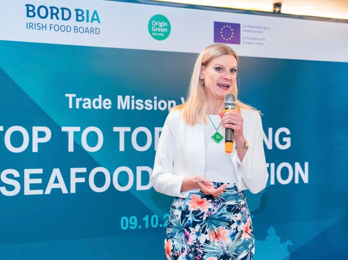 Ms. Pippa Hackett, Minister of State at Ireland's Department of Agriculture, Food and the Marine. Photo: HT.