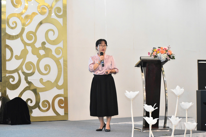 Dr. Phan Thi Thu Hien, Director of Post-Import Plant Quarantine Center 2, Plant Protection Department. Photo: Minh Dam.