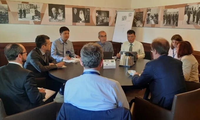The SPS Vietnam Office chaired a bilateral meeting with a trade partner on the sidelines of the WTO/SPS Committee Conference. Photo: SPS Vietnam. The SPS Vietnam Office chaired a bilateral meeting with a trade partner on the sidelines of the WTO/SPS Committee Conference. Photo: SPS Vietnam.