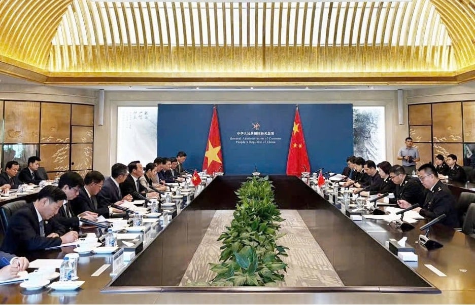 Minister of Agriculture and Environment Do Duc Duy led a working delegation to work with the General Administration of Customs of China. Photo: ICD . Minister of Agriculture and Environment Do Duc Duy led a working delegation to work with the General Administration of Customs of China. Photo: ICD .
