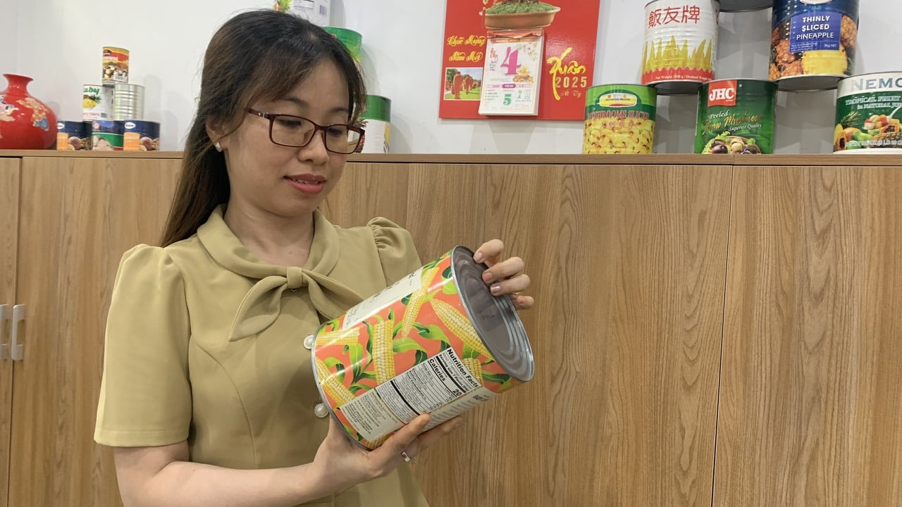 A sample product from Quoc Thao Company exported to the U.S. Photo: Ho Thao.