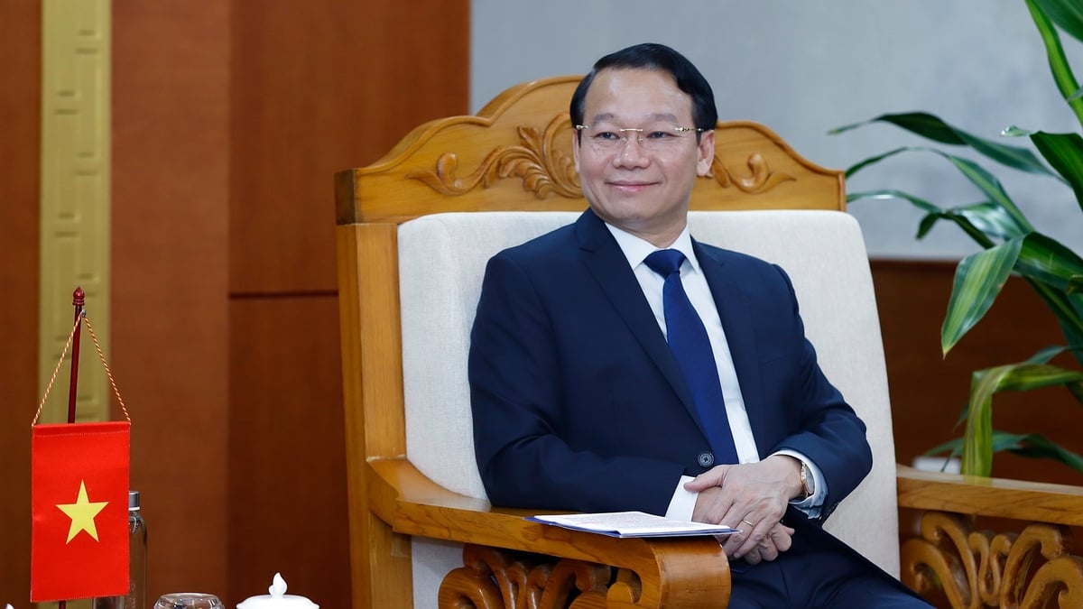 Minister Do Duc Duy emphasized the strong strategic partnership between Vietnam and Italy. Photo: Khuong Trung. Minister Do Duc Duy emphasized the strong strategic partnership between Vietnam and Italy. Photo: Khuong Trung.
