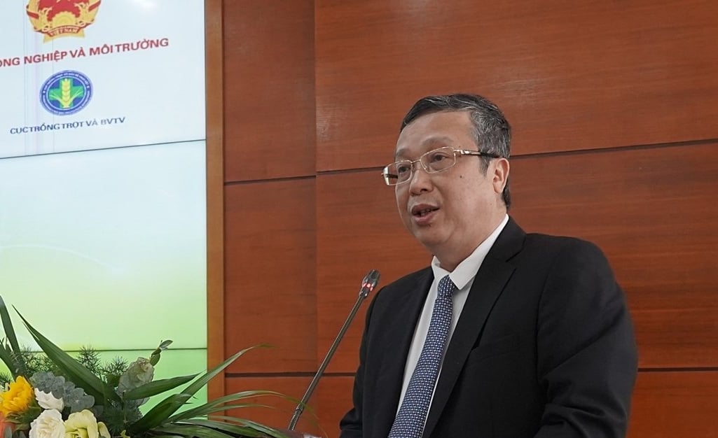 Deputy Minister Hoang Trung speaking at the October 9 event. Photo: Bao Thang. Deputy Minister Hoang Trung speaking at the October 9 event. Photo: Bao Thang.