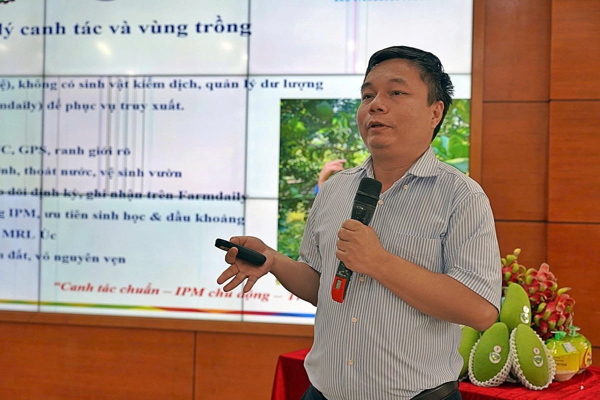 Mr. Nguyen Manh Hieu, representative of the Vietnam Institute of Agricultural Engineering and Post-Harvest Technology (VIAEP).