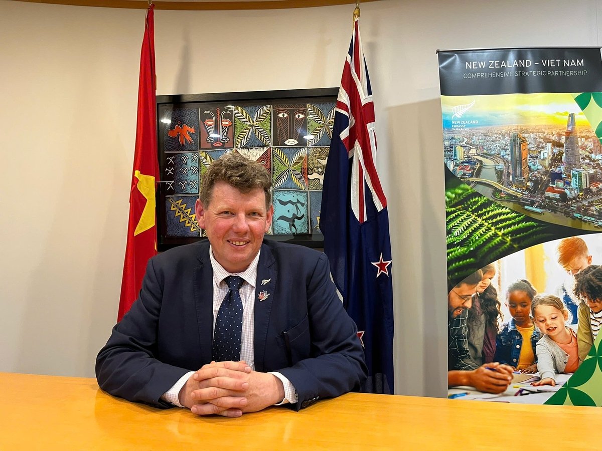 Mr. Hamish Marr, Special Agricultural Trade Envoy of New Zealand (SATE). Photo: Hong Ngoc. Mr. Hamish Marr, Special Agricultural Trade Envoy of New Zealand (SATE). Photo: Hong Ngoc.