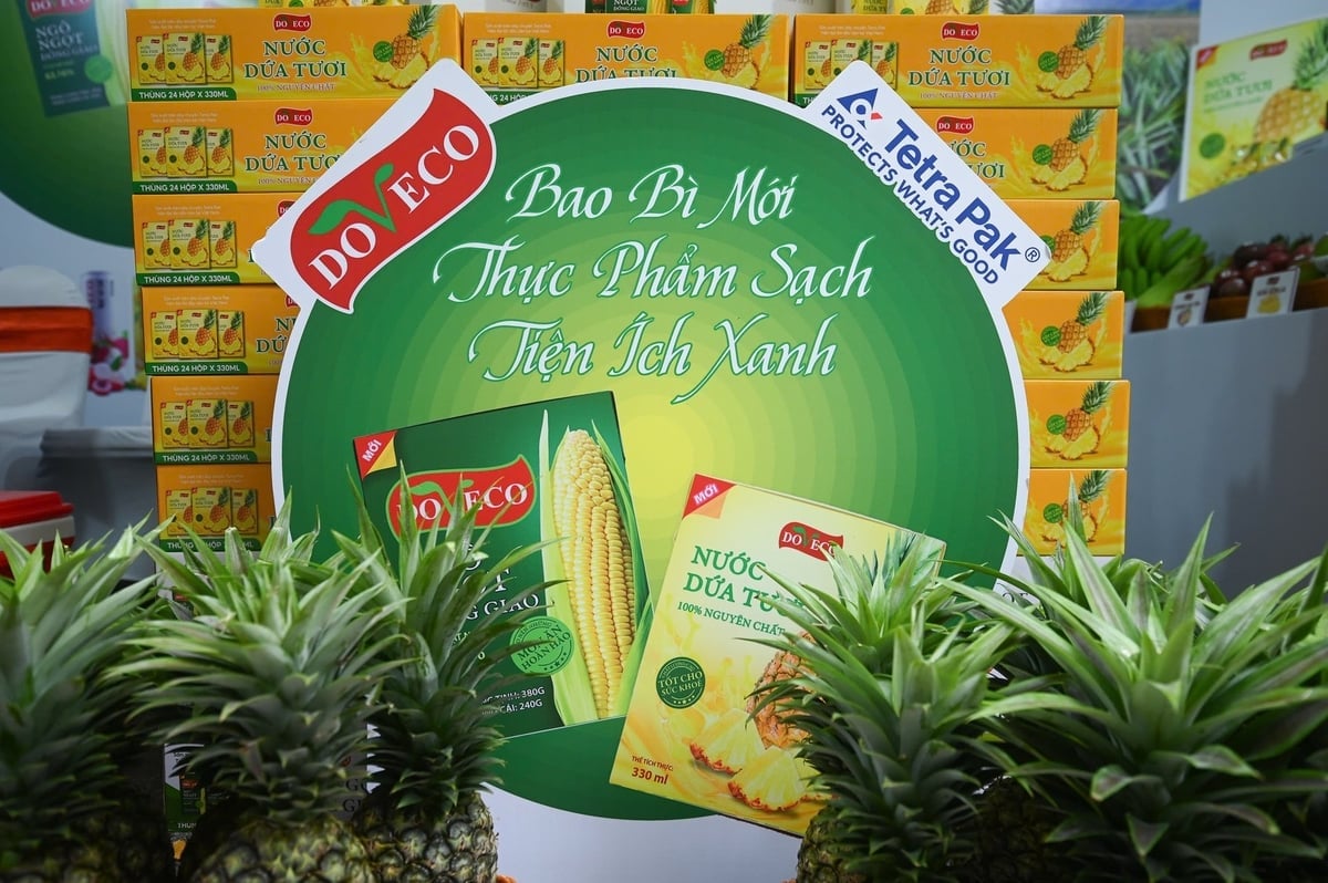 Products produced using DOVECO's new eco-friendly technology. Photo: Tung Dinh.