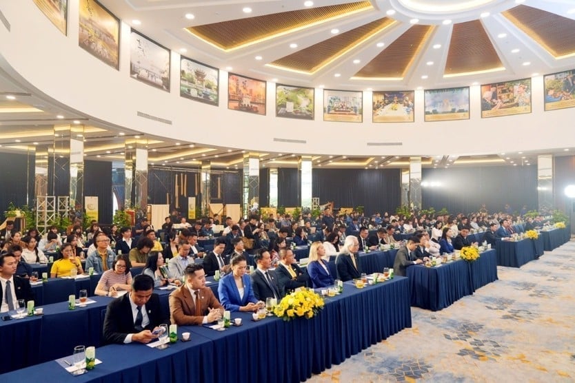 Panoramic view of the 2025 International Tea Festival press conference. Photo: BTC.