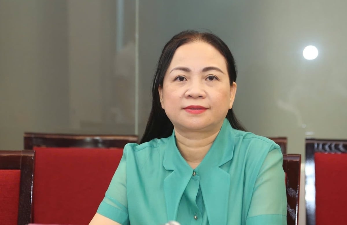 Nguyen Thi Kim Dung, Director of Saigon Co.op Hanoi Supermarket. Photo: Tung Dinh.