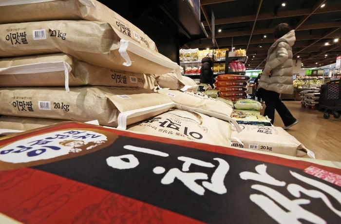Record rice prices stoke early-year food inflation. Photo: News1.