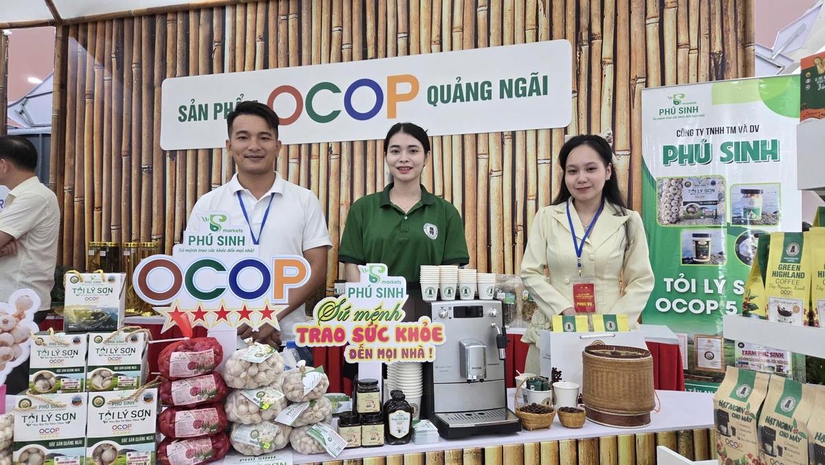 Achieving 5-star OCOP certification is an important foundation for Ly Son garlic to reach international markets. Photo: Le Khanh.