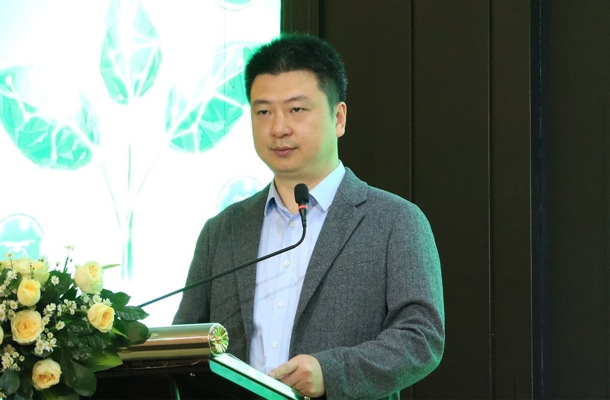 Mr. You Linh, Vice President of the China Agricultural Machinery Distribution Association. Photo: Son Trang.