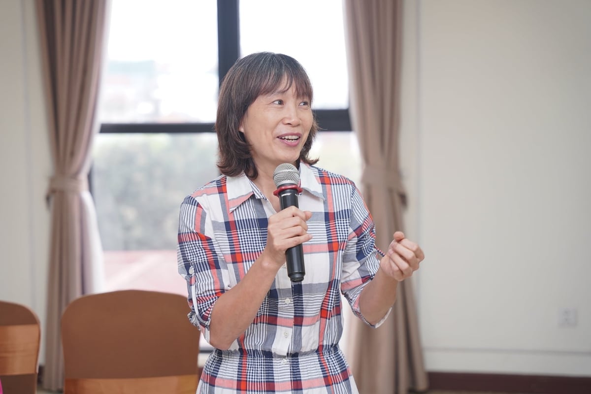 Dang Thi Thuy, Project Manager of the KVP project and representative of the German organic association Naturland in Viet Nam, believes that VOAA’s issuance of its own standard is a remarkable milestone. Photo: Hong Tham.