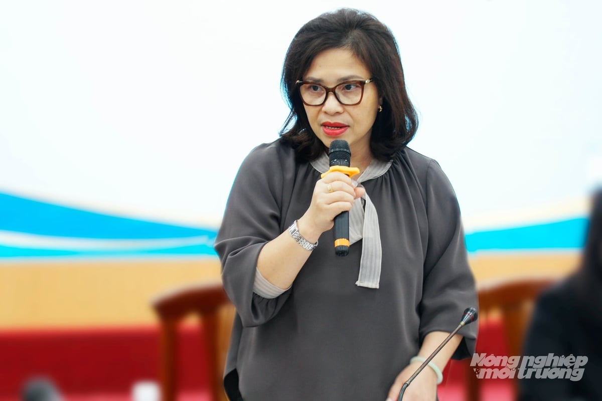 Mrs. Duong Hong Loan, Director of the Institute for Vietnam Initiative. Photo: Nguyen Thuy.