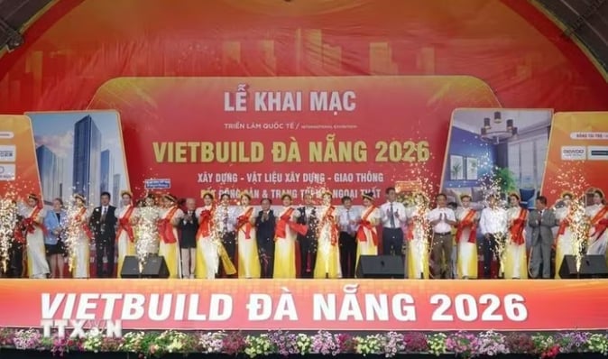 The Vietbuild Da Nang International Exhibition 2026 is being held from May 6-10. Photo: VNA.