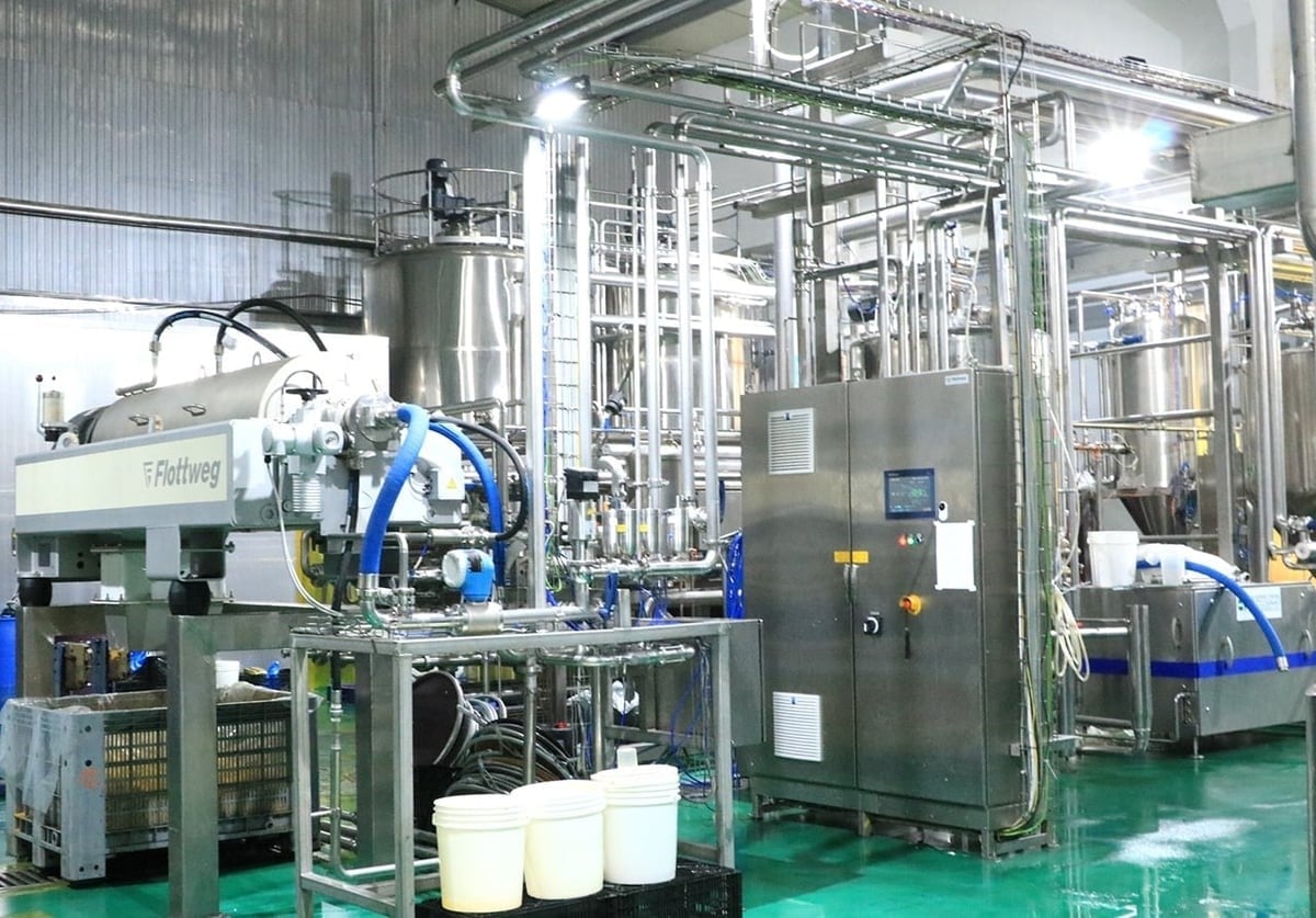 Modern machinery at Truong Hoang Lam Dong’s fruit processing plant. Photo: Son Trang.