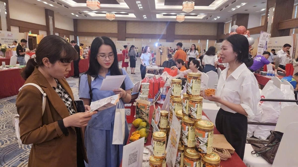 Enterprises introduce products, seek networking opportunities, and expand business cooperation at the event. Photo: Van Vu.