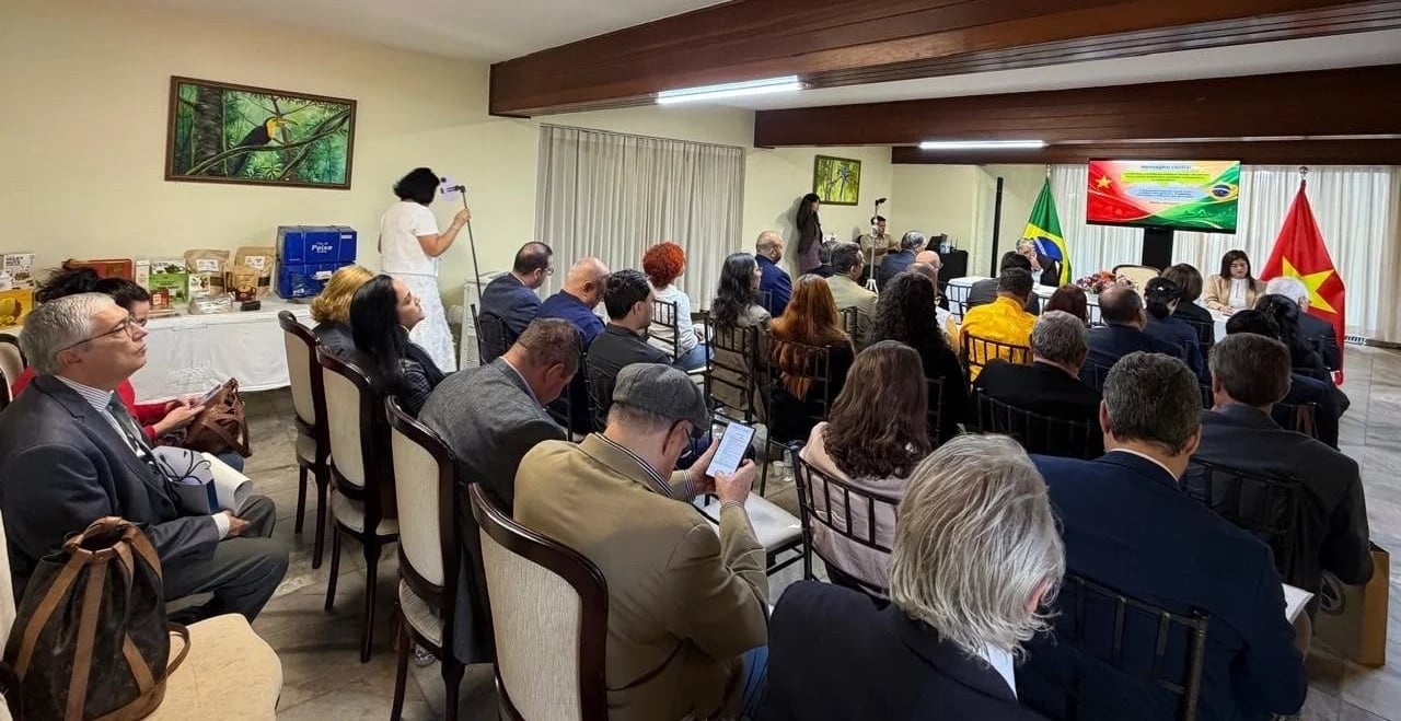 'Information Sharing on Economy, Trade and Investment between Vietnam and Brazil in the First Half of 2026', organized by the Embassy of Vietnam in Brazil. Photo: The Embassy of Vietnam in Brazil.