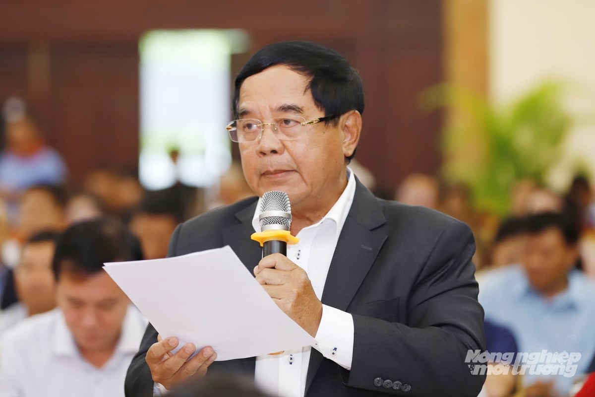 Mr. Do Ha Nam, Chairman of VFA, speaking at the conference. Photo: Khuong Trung.