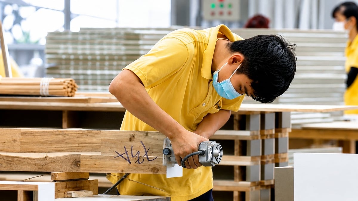 Despite the shrinking scale of imports in the U.S. market, Viet Nam’s wood industry continues to maintain its competitive advantage and expand its market share. Photo: Ha Linh.